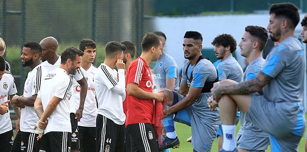 Beşiktaş ve Trabzonspor'un 28 kişilik listesi belli oldu