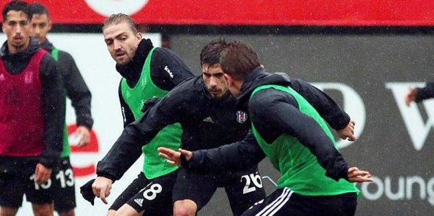 Beşiktaş'ta Ankaragücü maçı hazırlıkları devam ediyor