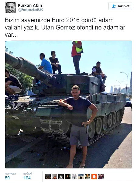 Beşiktaş'ta Gomez Depremi Taraftarı 