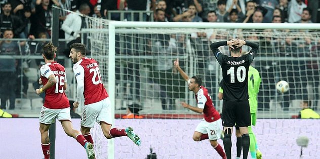 MAÇ SONUCU Beşiktaş 1-2 Braga MAÇ ÖZETİ