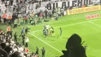 Beşiktaş-Kocaelispor maçında Daniel Agyei'ye madde fırlatıldı!
